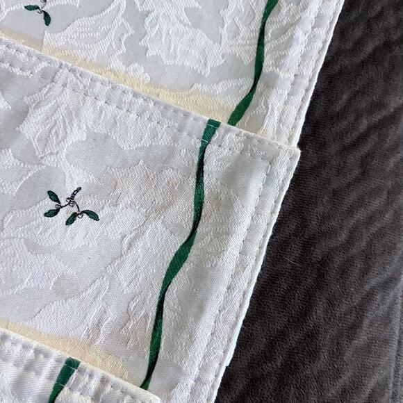 Spode Christmas Tree PLACEMATS 13" x 19" Fabric set of 4 Cloth - Picture 3 of 5